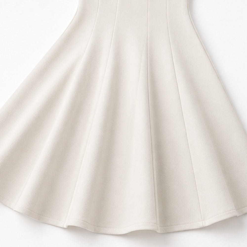 Aurelia Square-Neck Midi Dress, close-up detail 3
