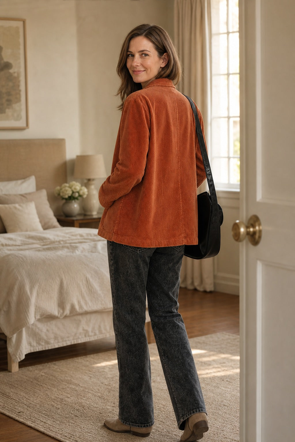 Maren Corduroy Blazer, back view