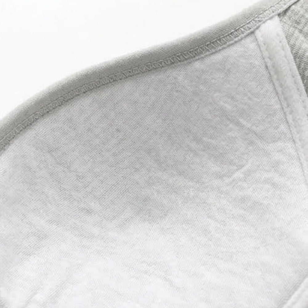 Marlowe Front-Close Ribbed Bra, close-up detail 3