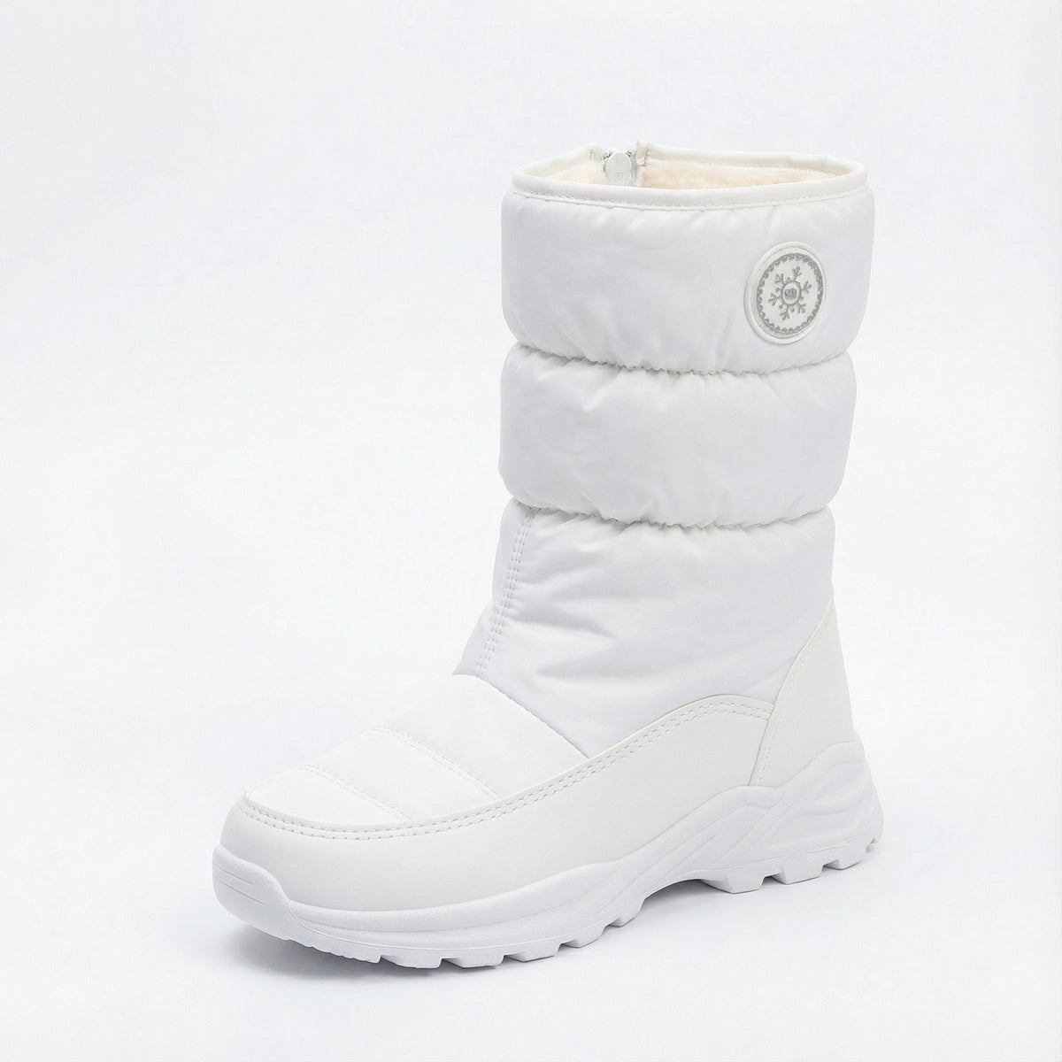 Odalys Waterproof Winter Boots in White, product photo